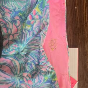 Lilly Pulitzer Vibrant Pink and Blue Rashguard